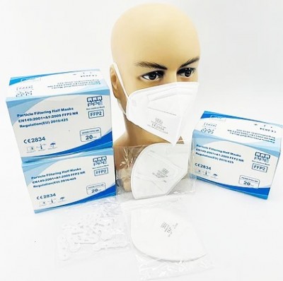 20 Stück CE-zertifizierte FFP2 Atemschutzmasken 'keep save'