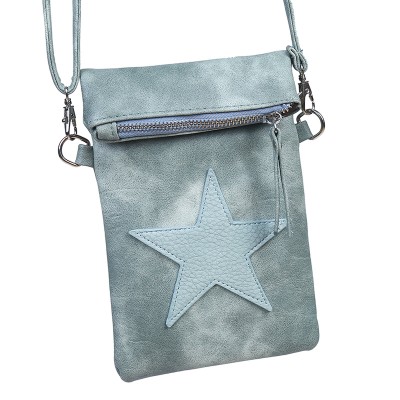 Flip top Bag Tasche Umhängetasche Flip-up Tasche Stern Star viele Farben Vintage