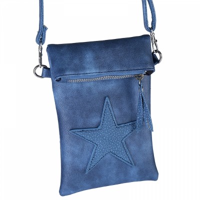 Flip top Bag Tasche Umhängetasche Flip-up Tasche Stern Star viele Farben Vintage