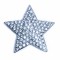 Stern Star Magnet Brosche mit Strass Ponchohalter Schalhalter